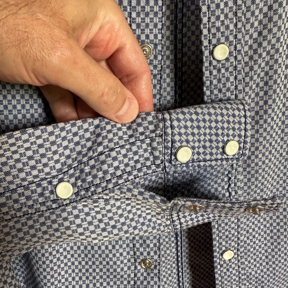 Men’s G-Star Raw long sleeved shirt with snap closures - Picture 5 of 5